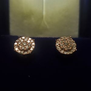 14k rose gold Birthday Cake 1.15 ct